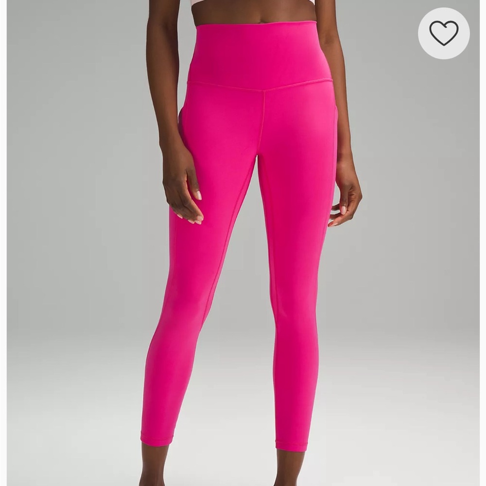 Lululemon NWT Sonic Pink align leggings 28”